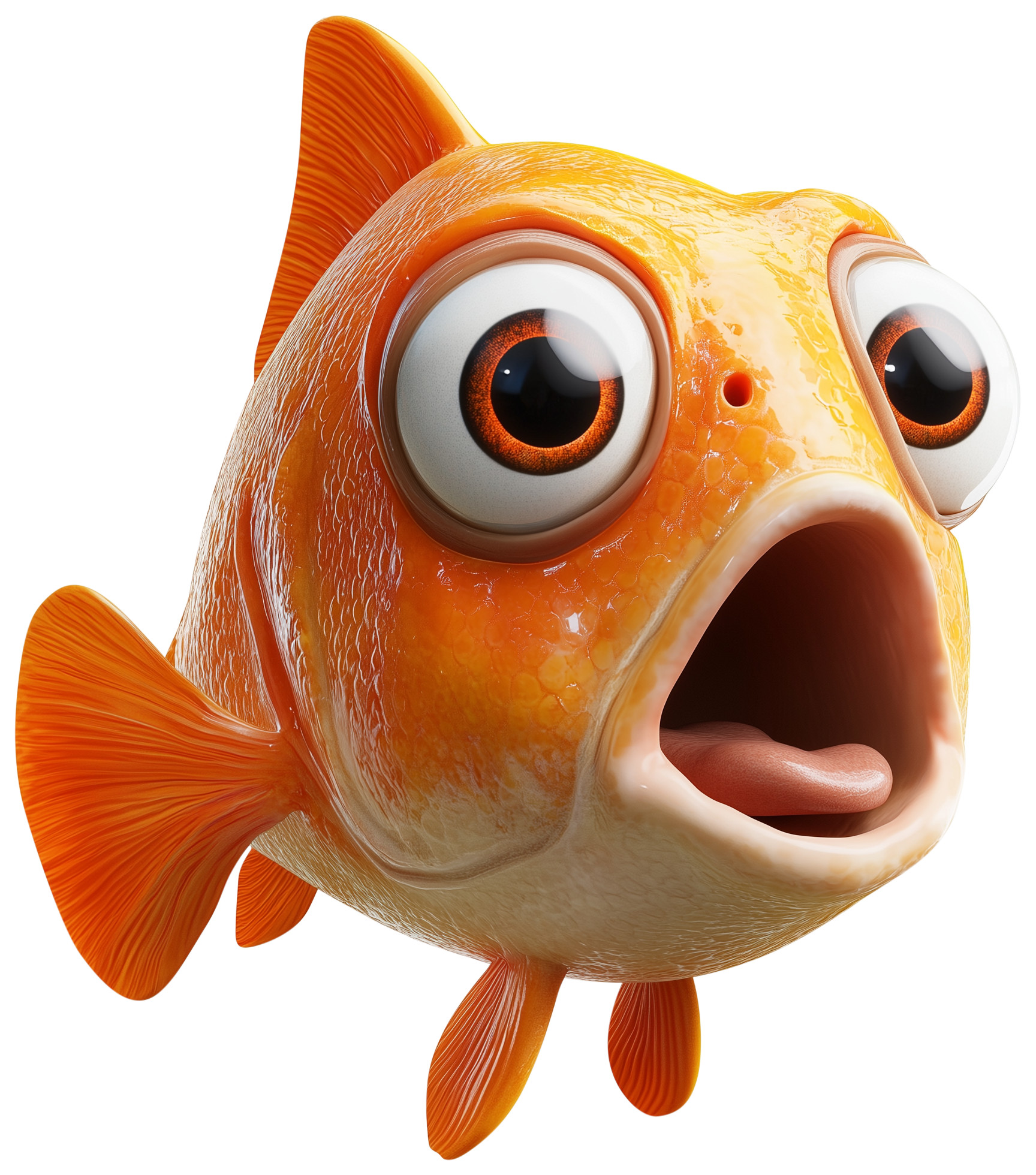 Preview for Goldfish Emoji Sticker Graphic