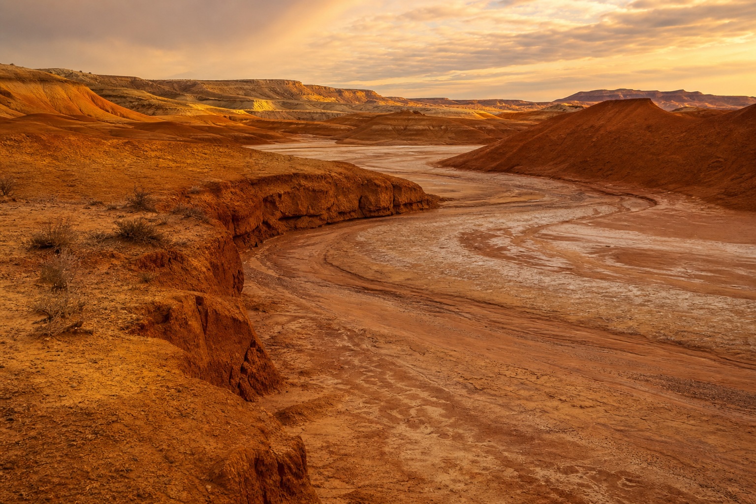 Preview for Desert Clay Landscape Background