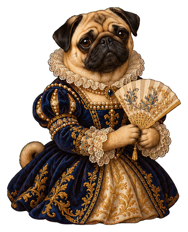 Preview for Duchess Pug With Fan