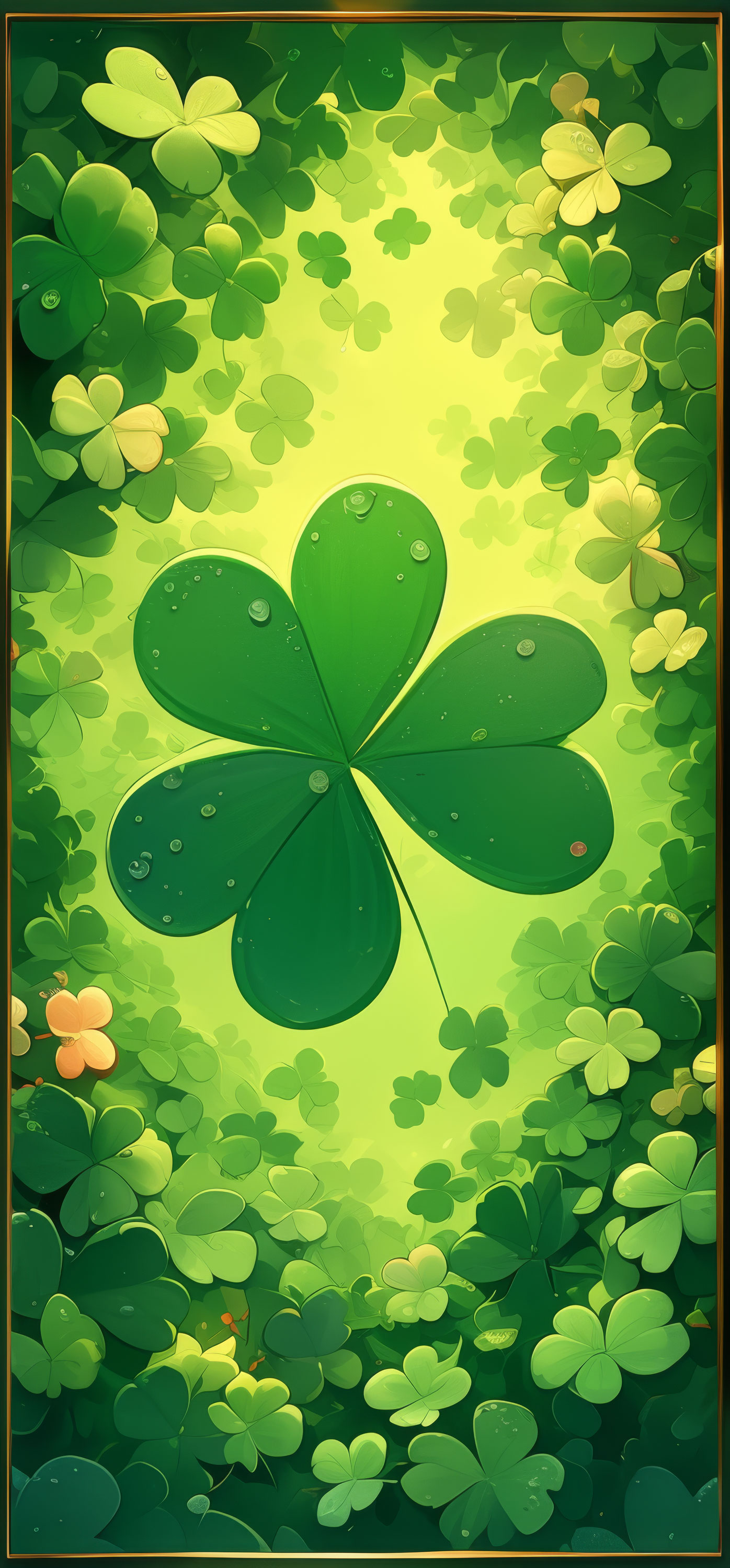 Preview for Four-leaf-clover-illustration-st-patricks-background-959c9