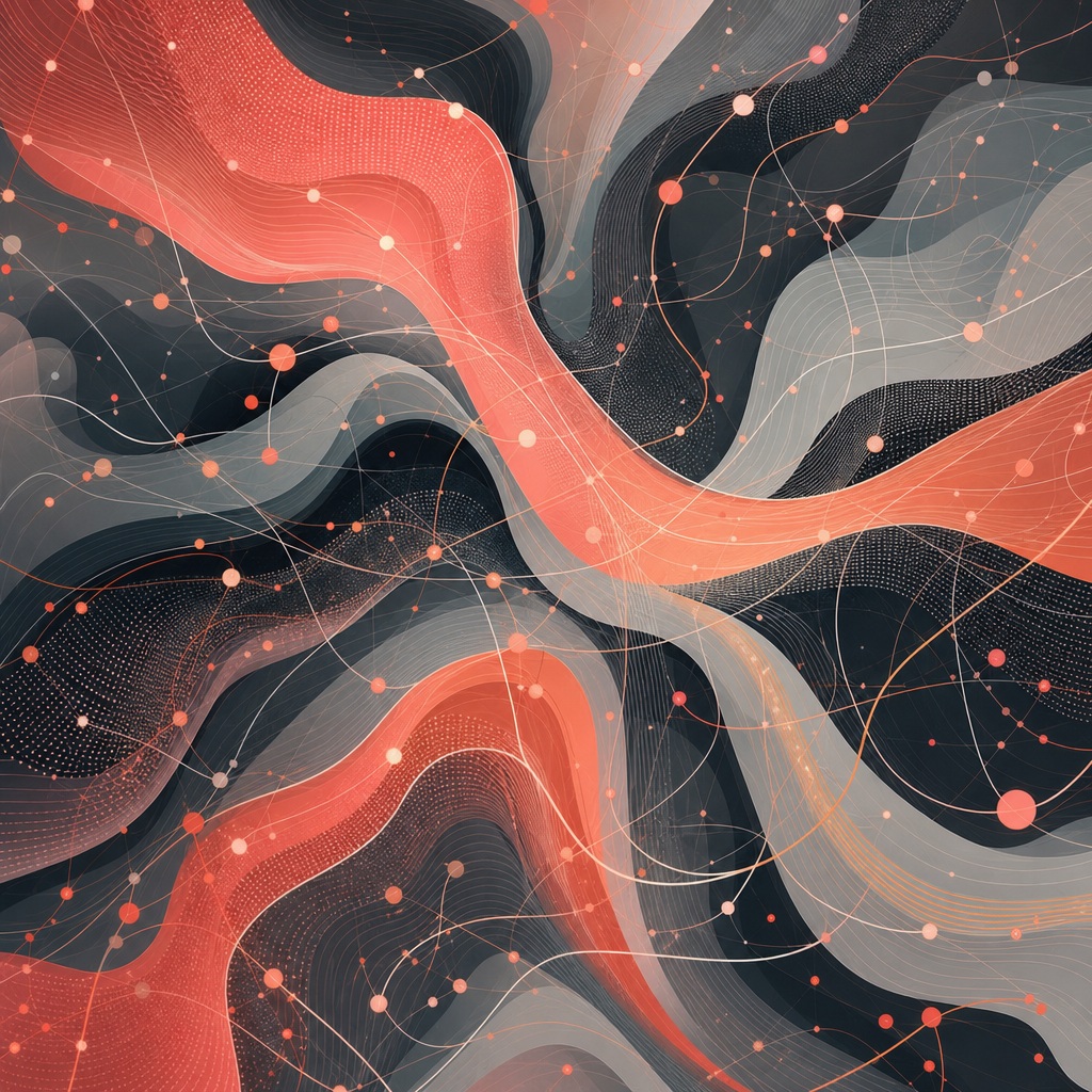 Preview for Coral Charcoal Abstract Background