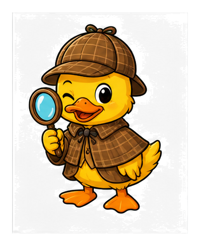 Preview for Detective Duck Sticker