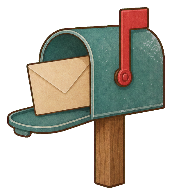 Preview for Pine Christmas Mailbox Sticker