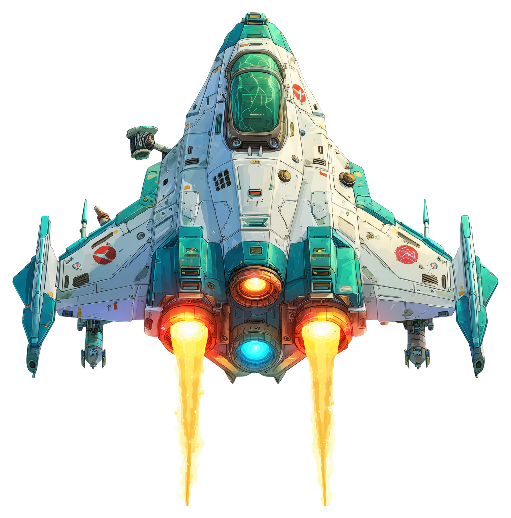 Preview for Futuristic-fighter-jet-design-spaceship-sticker-dc681