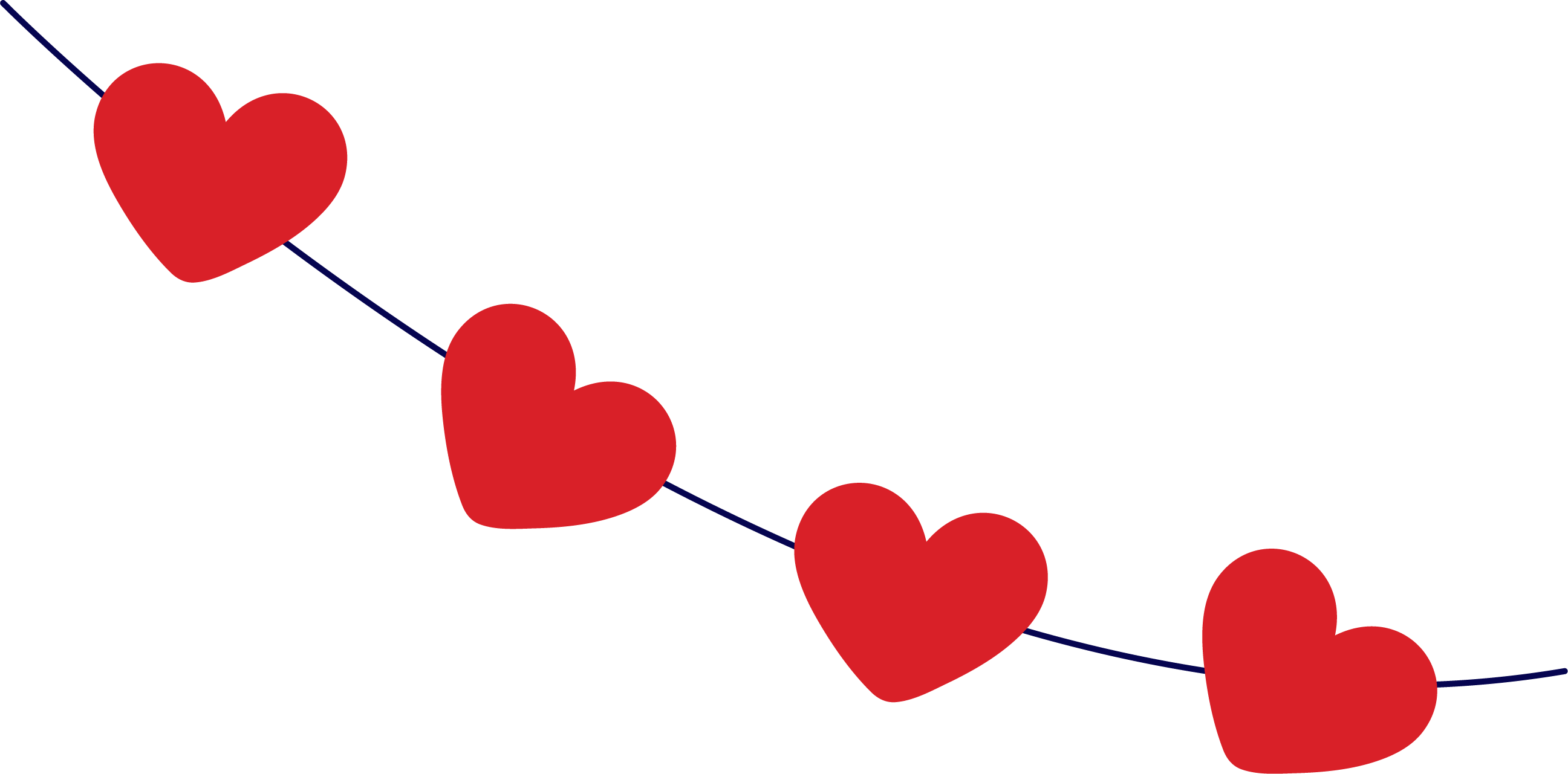 Preview for Red-hearts-string-love-design-sticker-dd28c