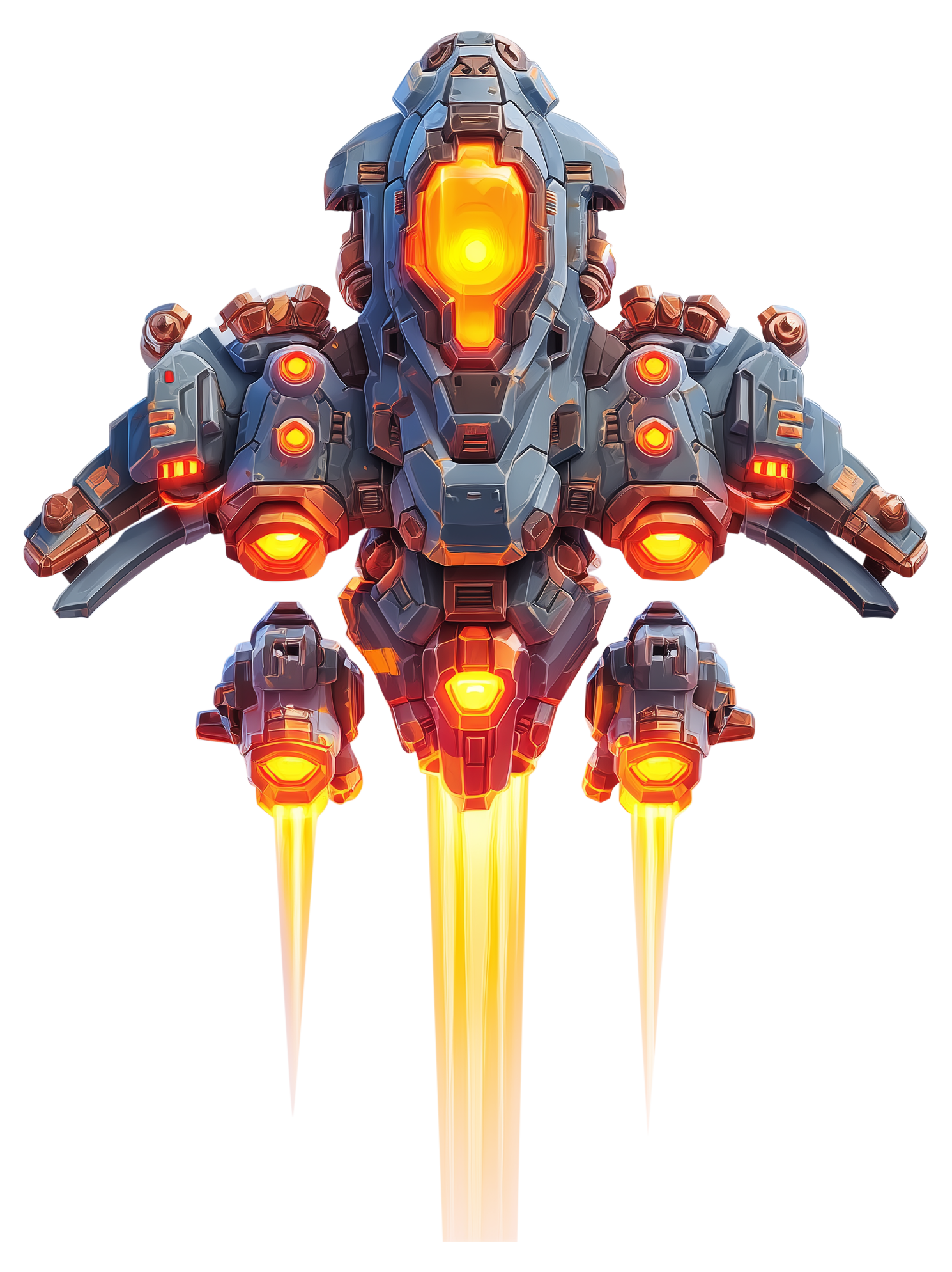 Preview for Futuristic-robot-design-concept-spaceship-sticker-36d68