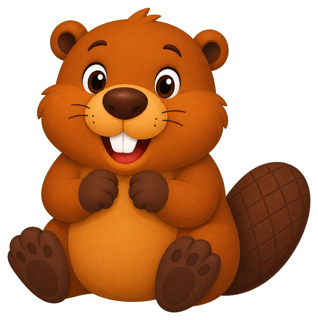 Preview for Beaver Little Paws Sticker