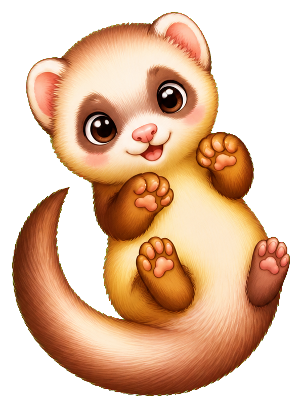 Preview for Cream Soda Ferret Sticker