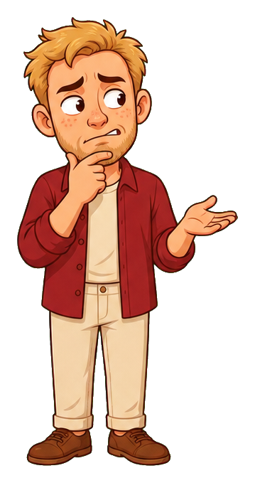 Preview for Conflicted Freckled Adult Sticker