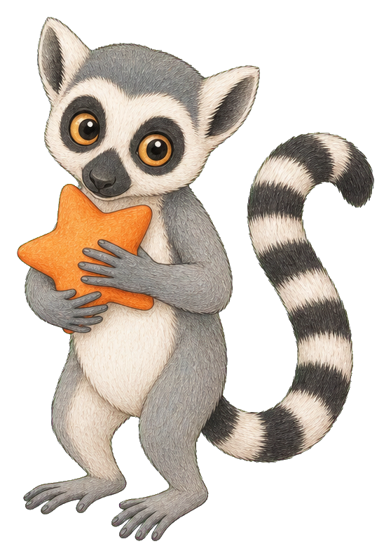 Preview for Lemur Star Sticker Graphic