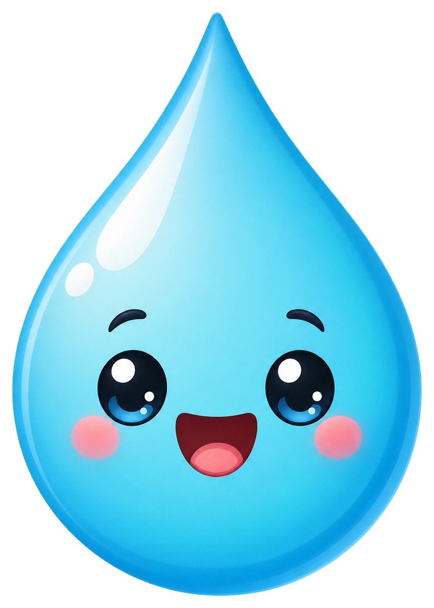 Preview for Happy Teardrop Face Sticker