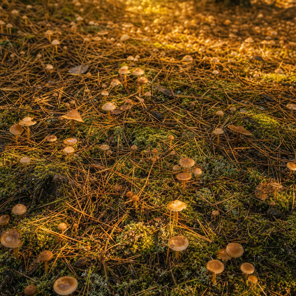 Preview for Mushroom Forest Floor Background