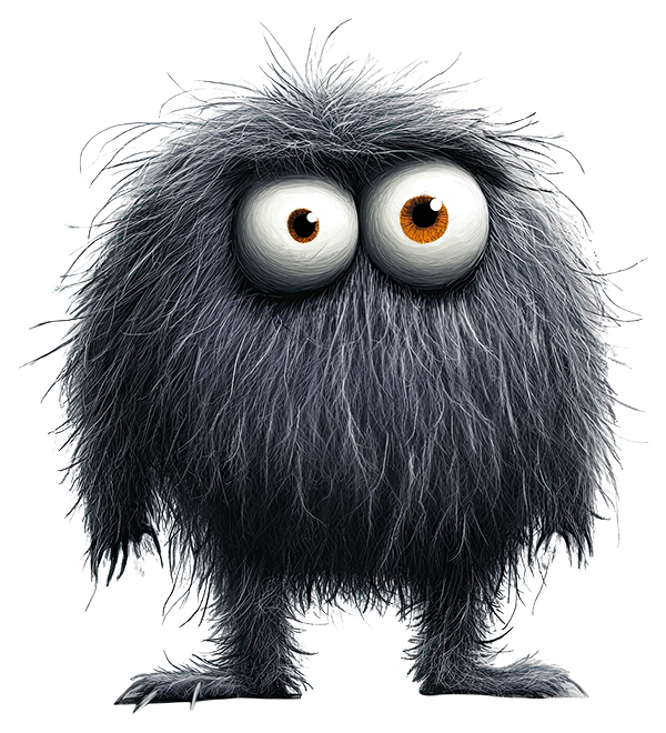 Preview for Cartoon-gray-monster-design-monsters-sticker-77912