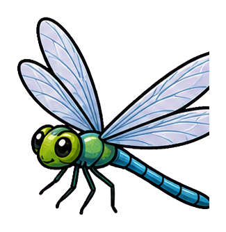 Preview for Dragonfly Sticker For Nature Designs