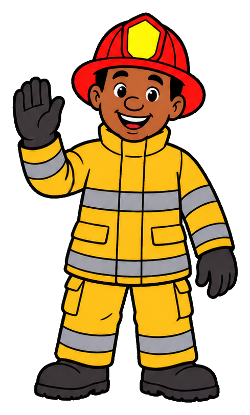 Preview for Waving Firefighter