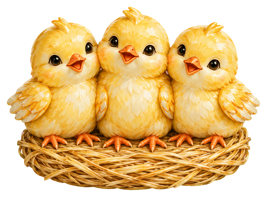 Preview for Easter Garden Chick Trio