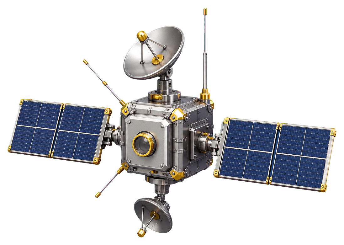 Preview for Satellite Space Sticker Graphic