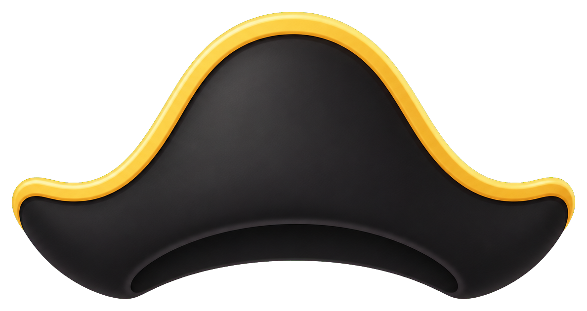 Preview for Pirate Hat Plain Sticker