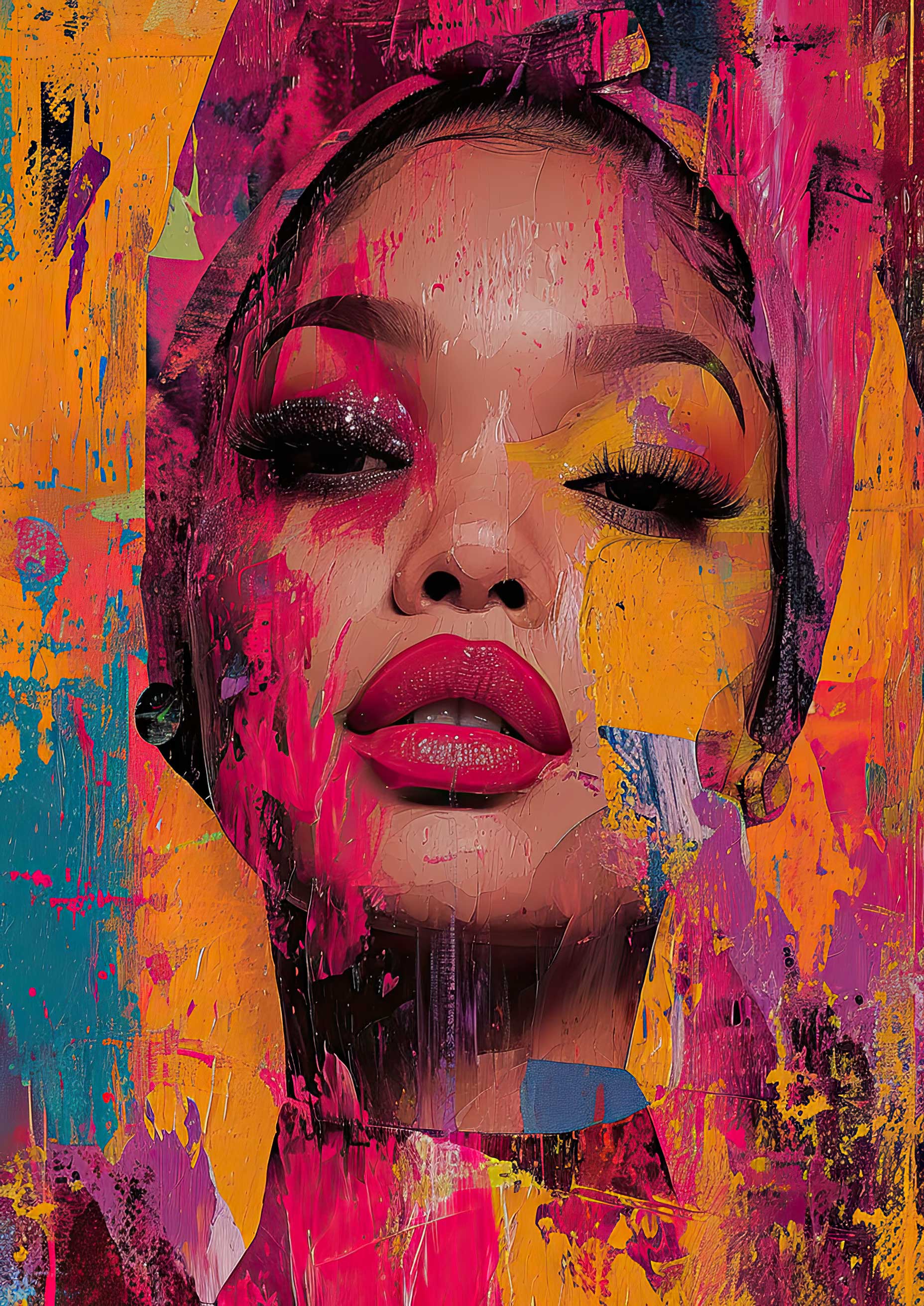 Preview for Vibrant-portrait-art-celebrities-background-44e1b