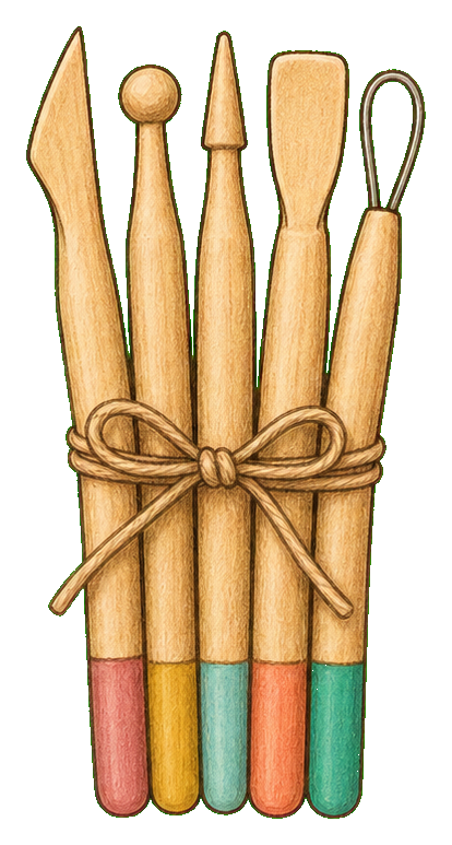 Preview for Clay Sculpting Tools Sticker