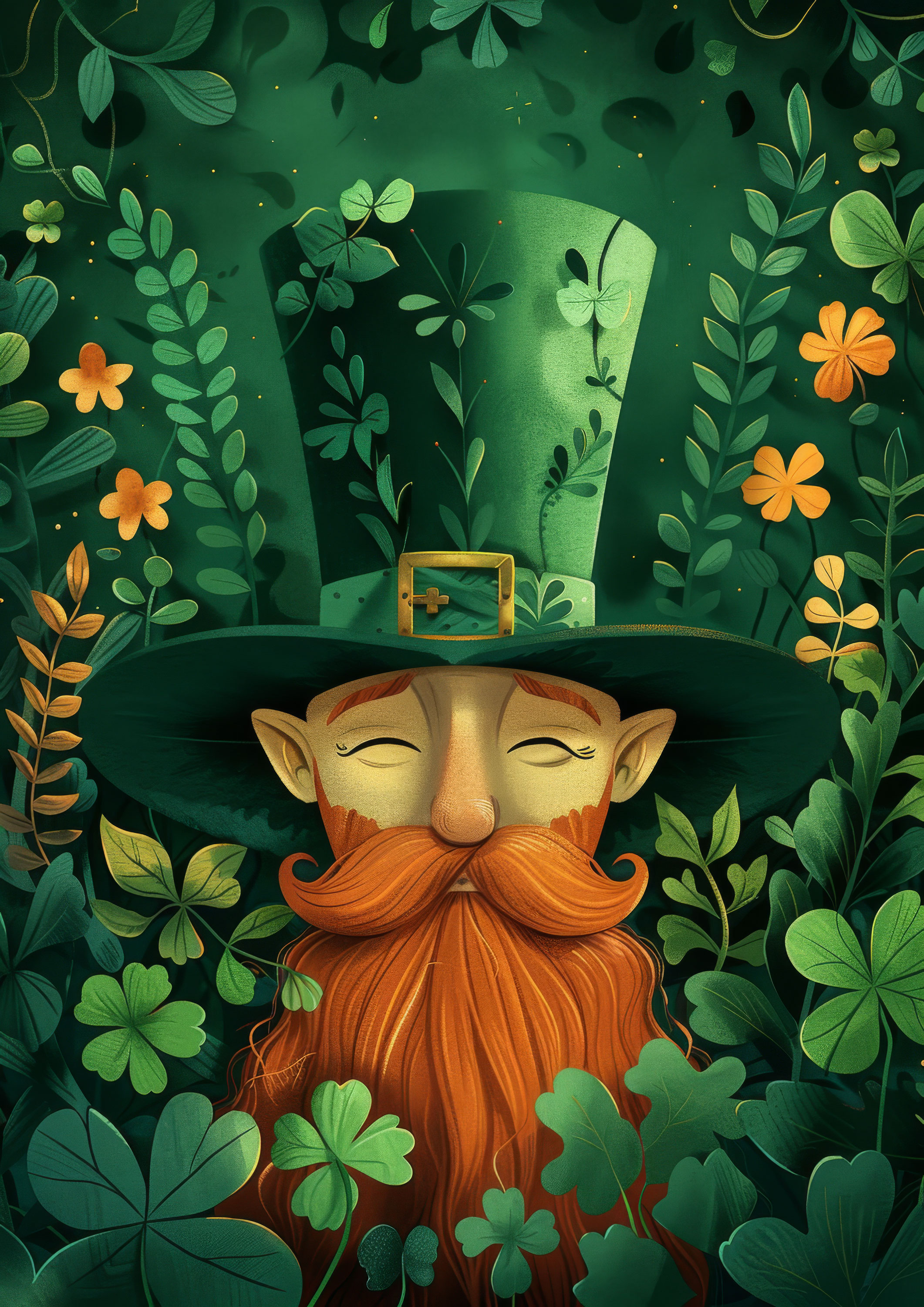 Preview for Lucky-leprechaun-illustration-st-patricks-background-66fac