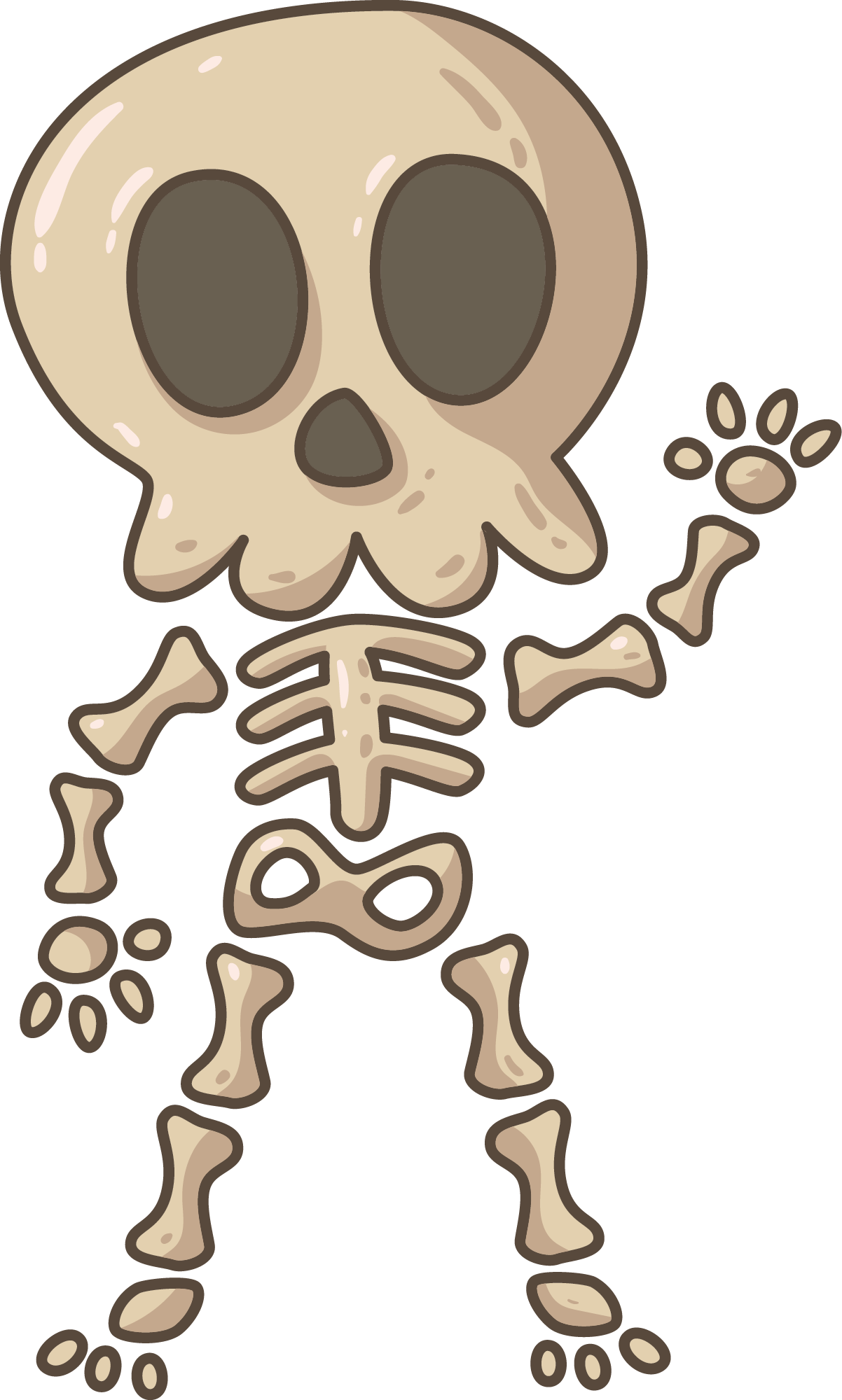 Preview for Friendly-cartoon-skeleton-illustration-skelaton-sticker-157bc