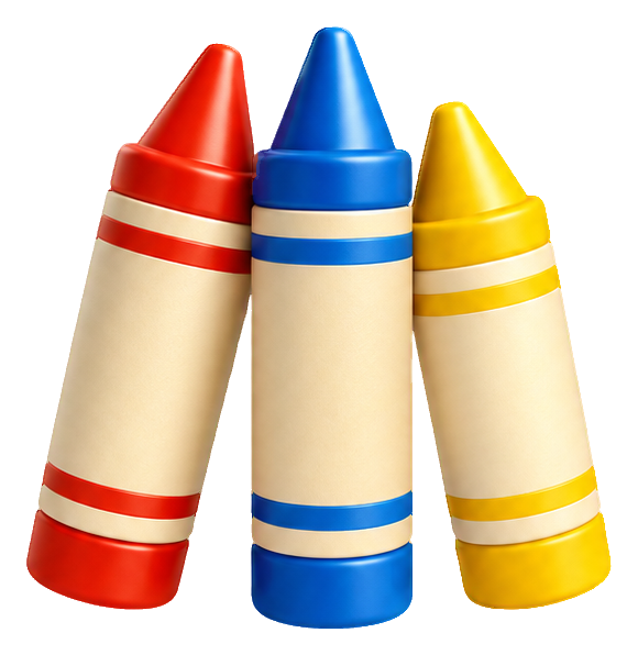 Preview for 3d Craft Studio Crayon Trio