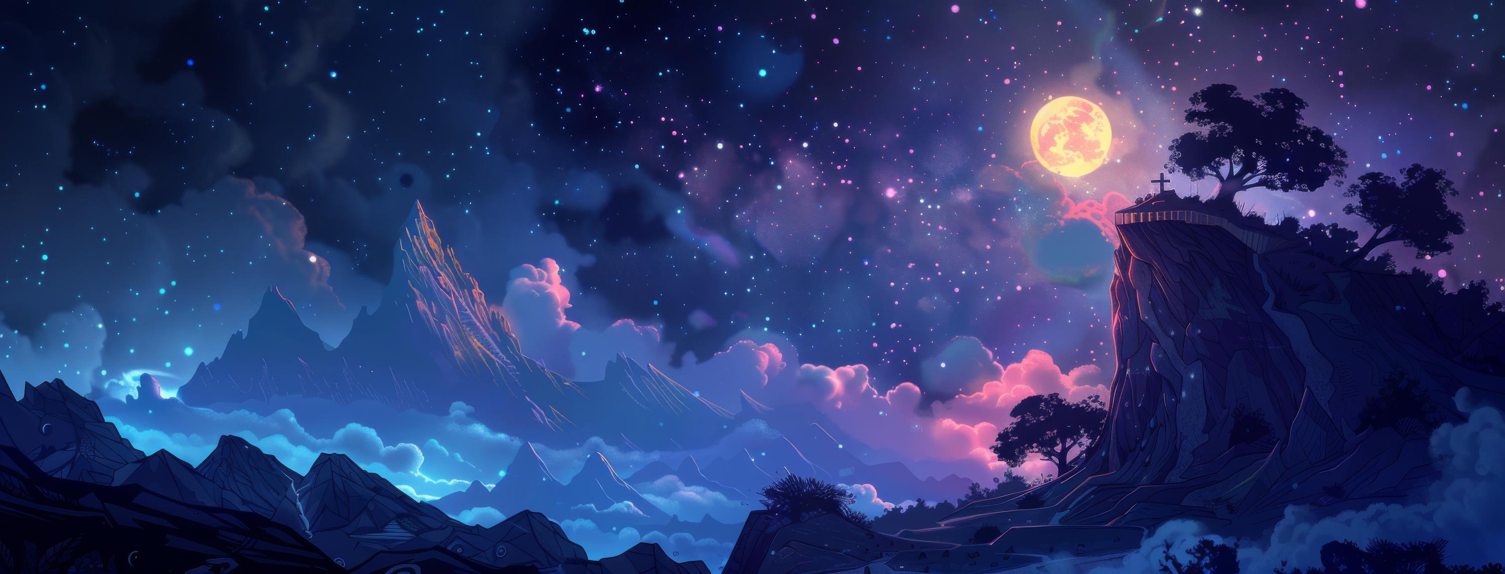 Preview for Mystical-night-landscape-art-astrophotography-cover-background-1fa91