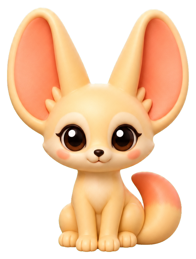 Preview for Meteor Tail Fennec Cub Sticker
