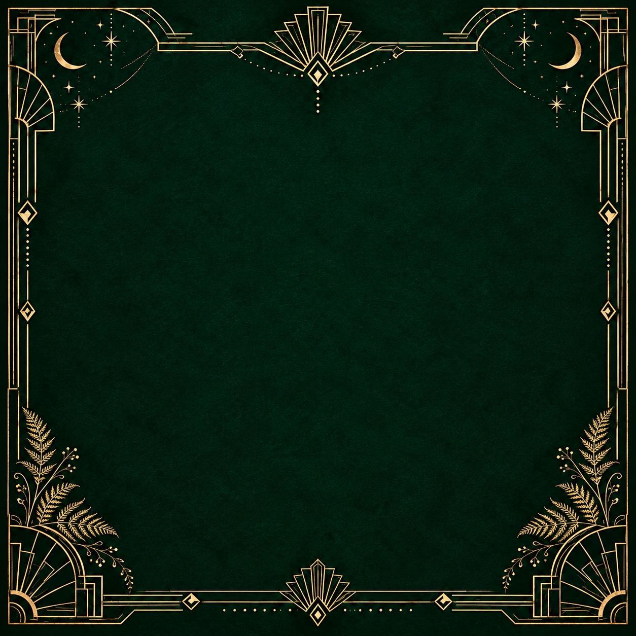 Preview for Emerald Art Deco Square Background