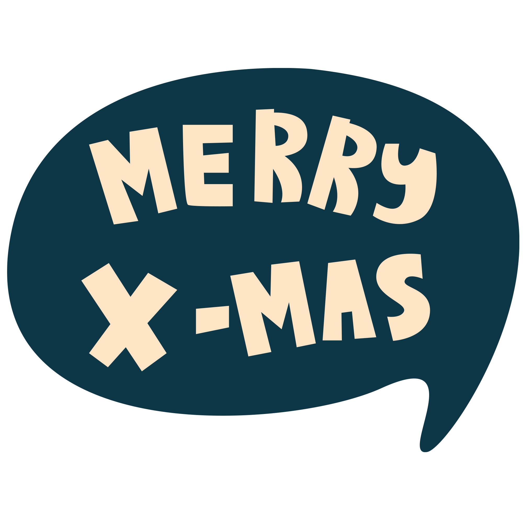 Preview for Merry-christmas-speech-bubble-sticker-06205