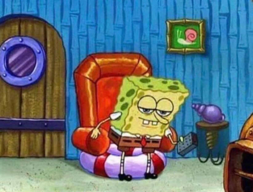 Preview for Spongebob-relaxing-at-home-cartoon-meme-background-53c47