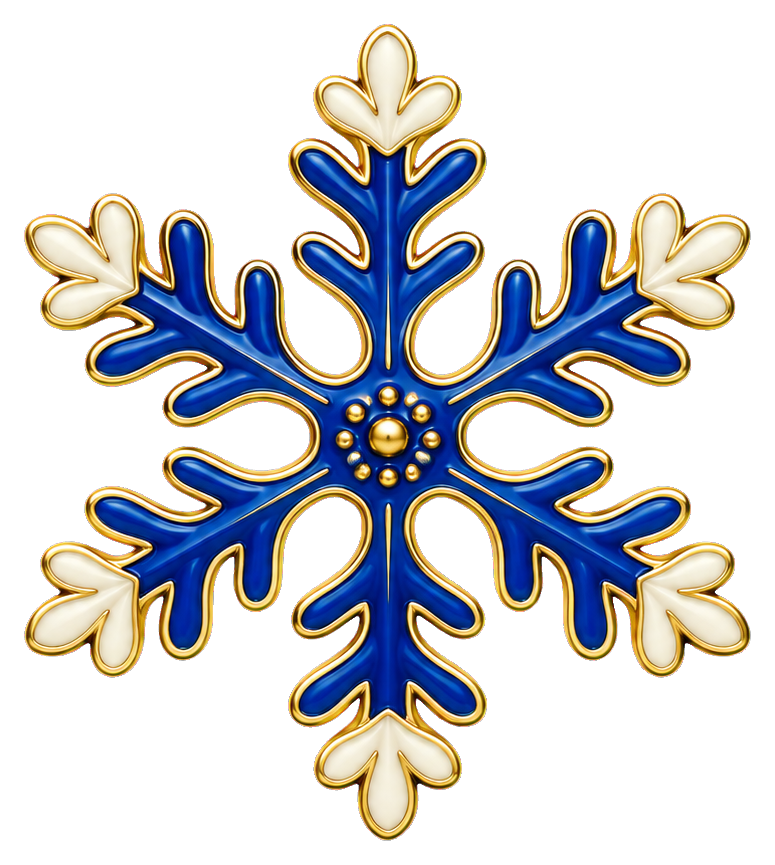 Preview for Cobalt Enamel Snowflake