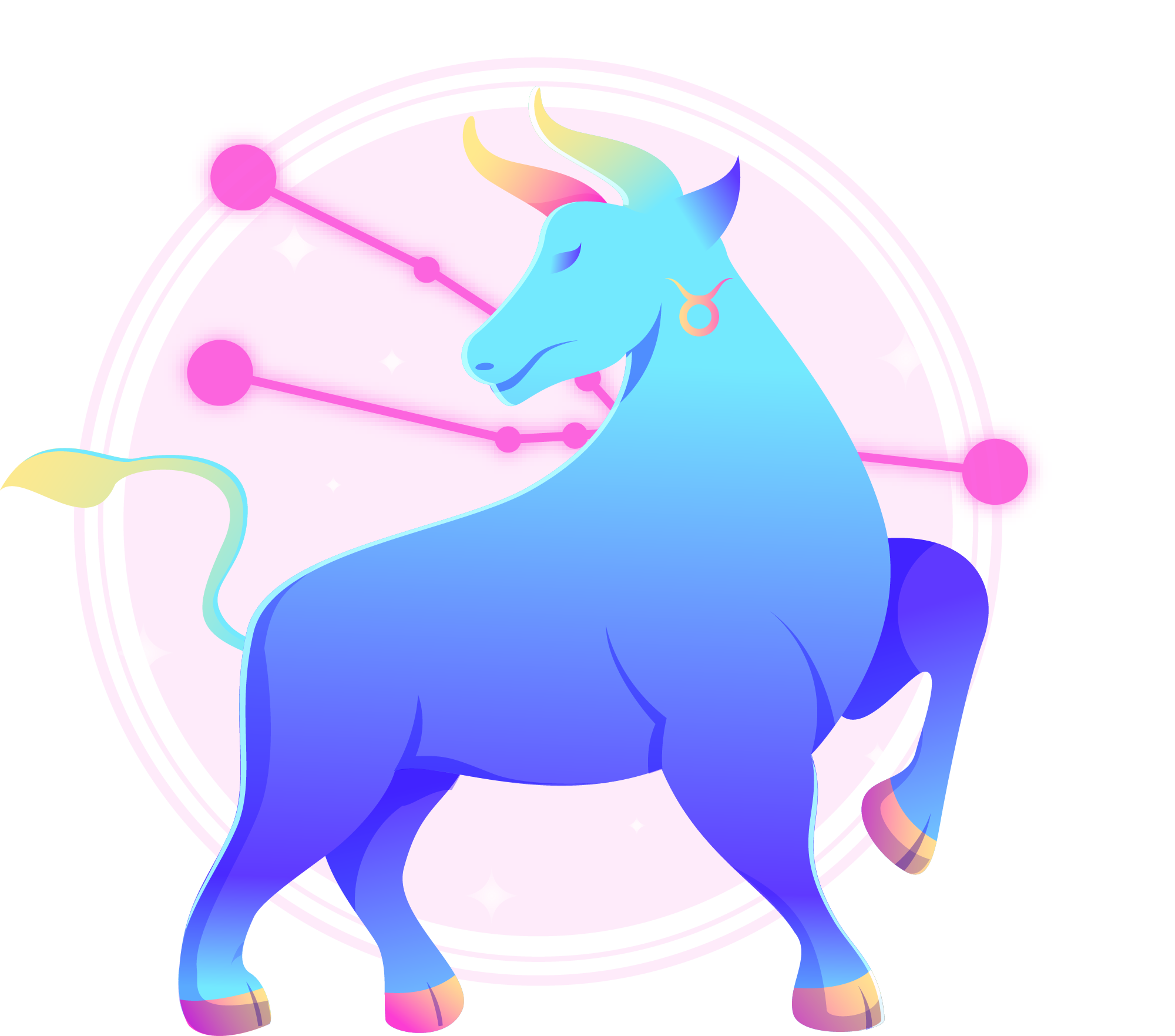 Preview for Taurus-zodiac-sign-illustration-sticker-2988e
