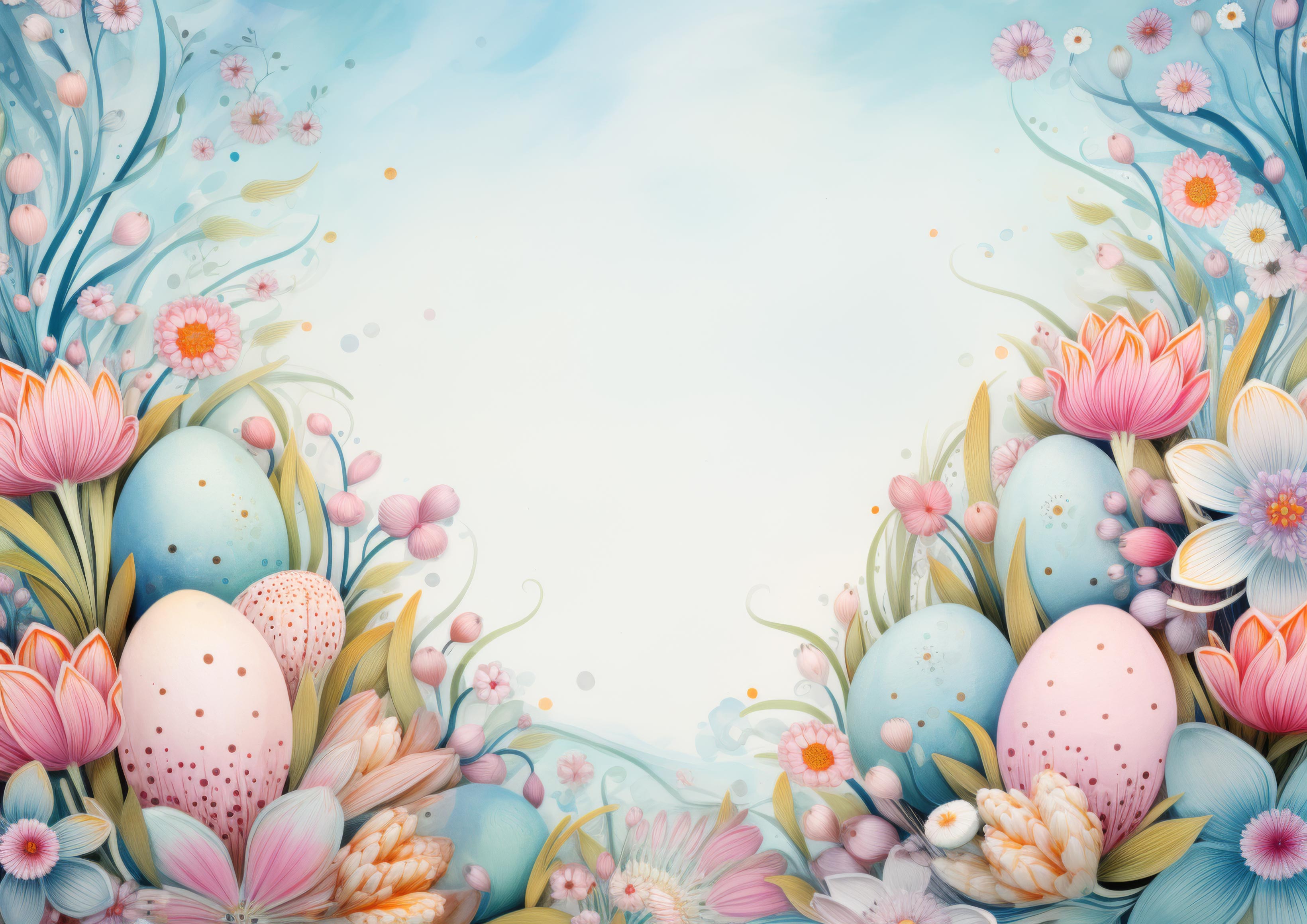 Preview for Easter-floral-frame-background-1f403