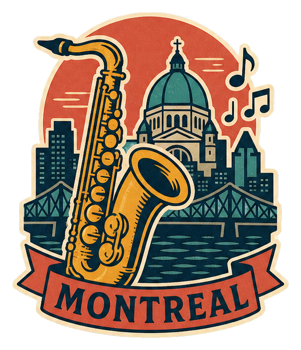 Preview for Montreal Saxophone Retro Sticker