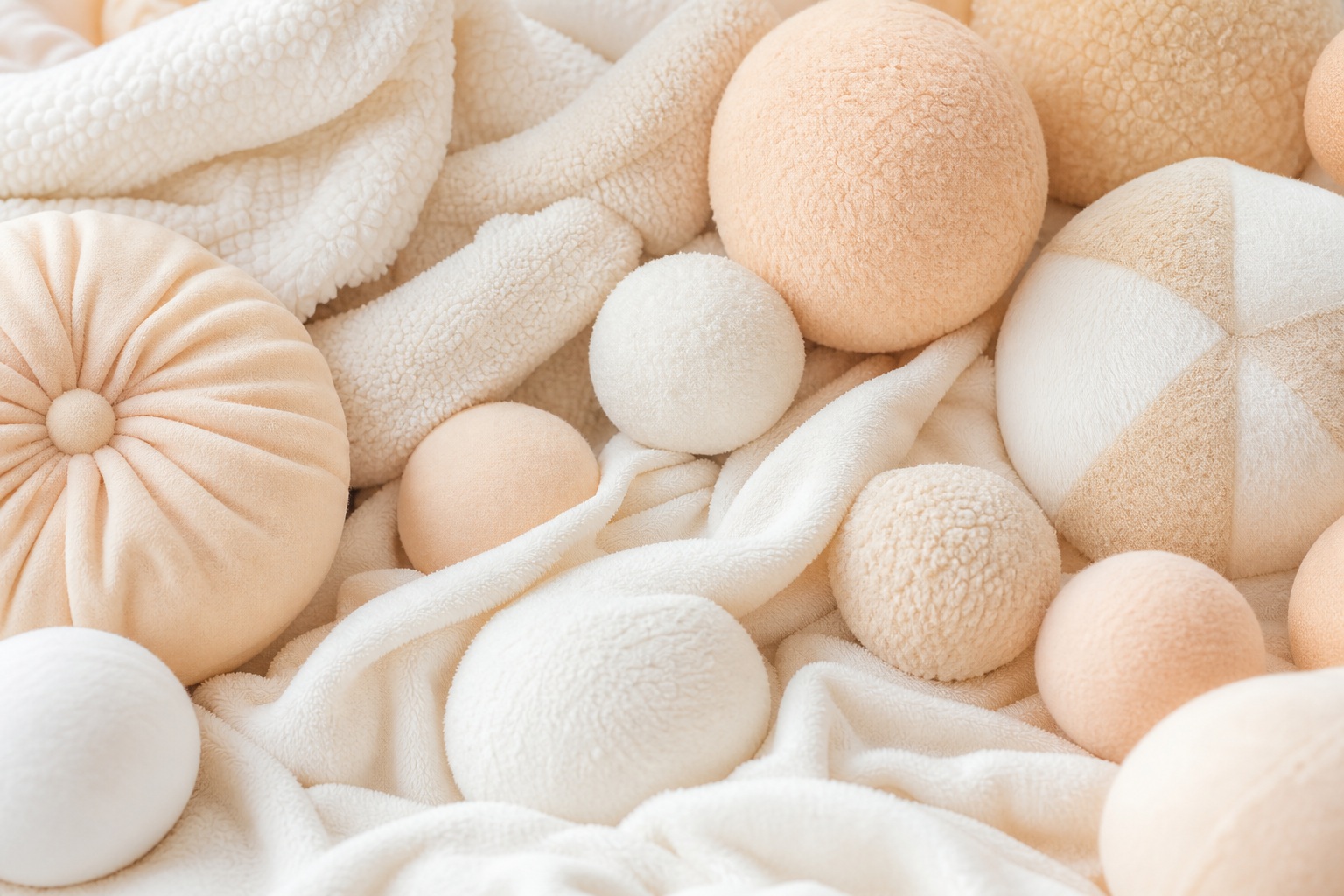 Preview for Soft Toy Texture Baby Shower Background
