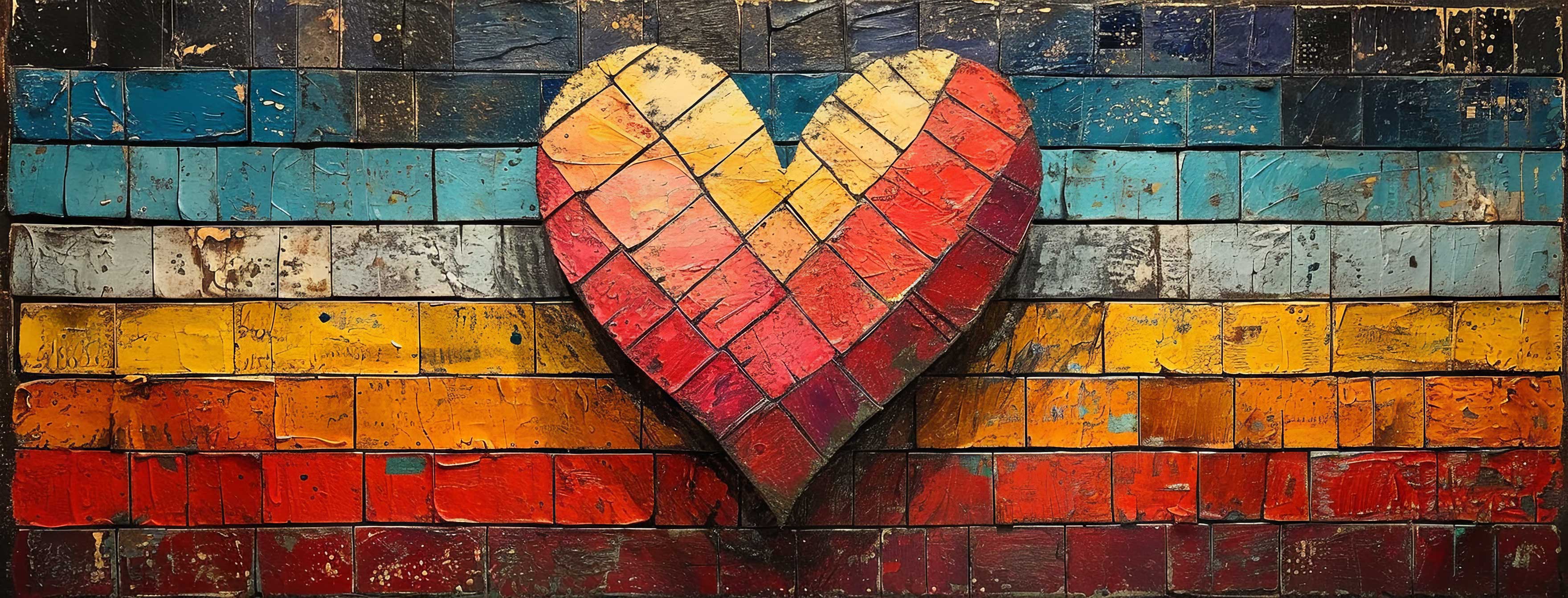 Preview for Mosaic-heart-art-heart-cover-background-89778