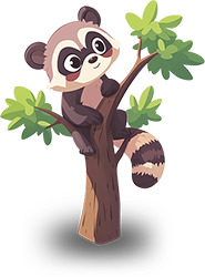 Preview for Raccoon-tree-illustration-animal-sticker-f2d5f