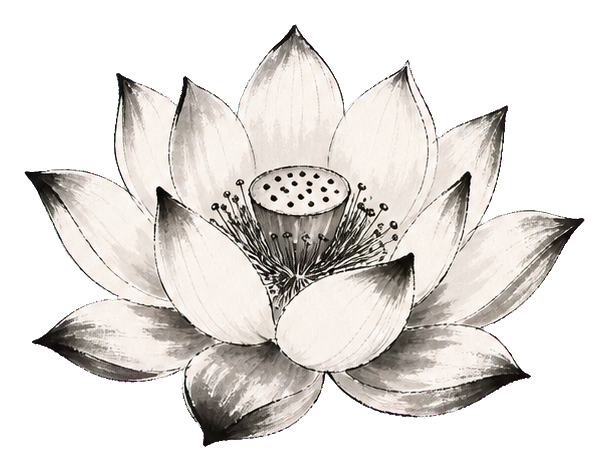 Preview for Sumi E Ink White Lotus Sticker