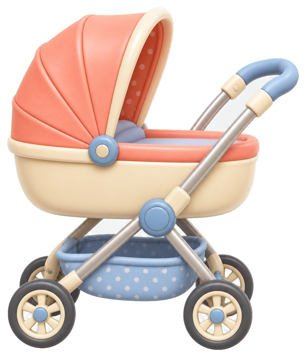 Preview for Stroller Baby Sticker Graphic