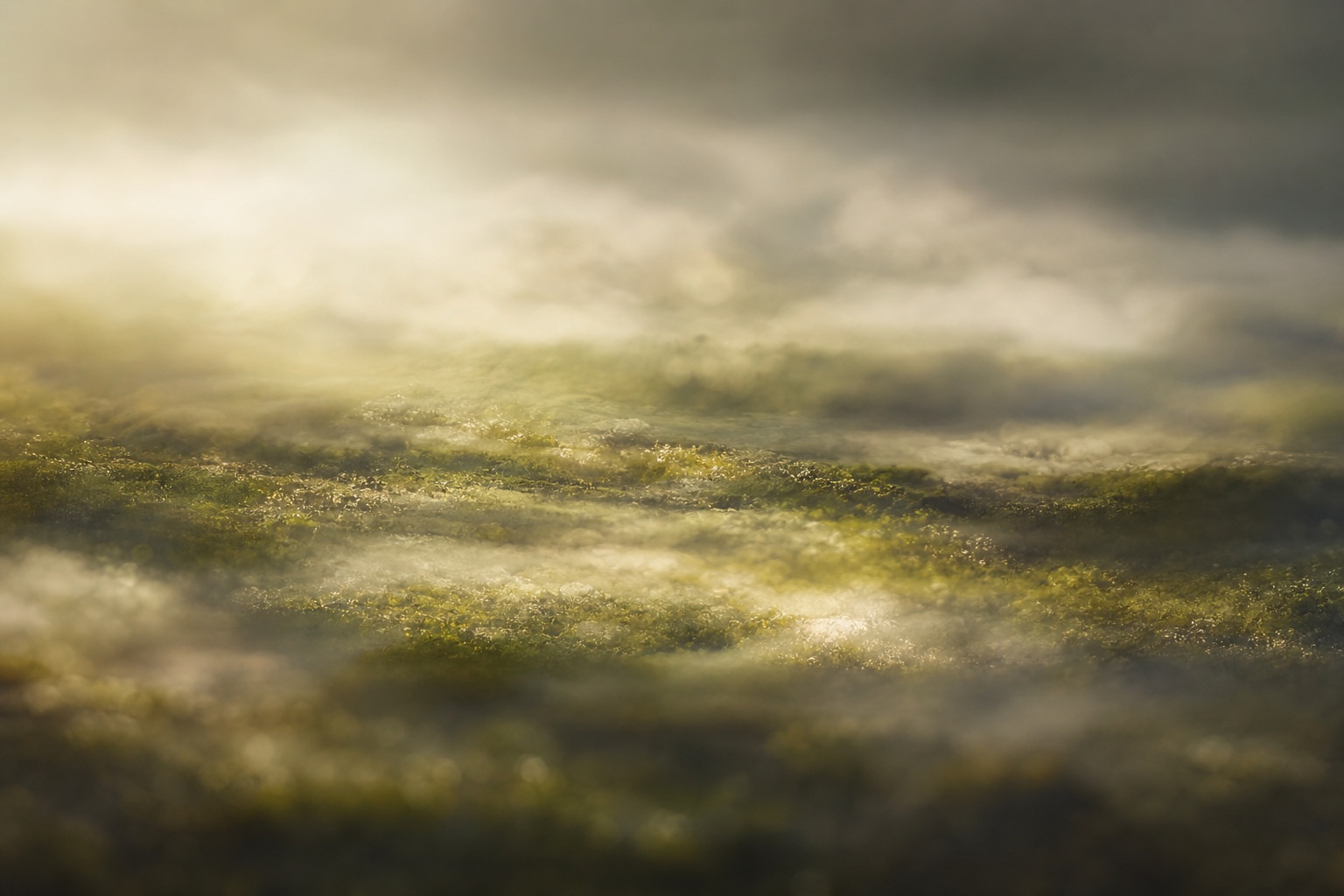 Preview for Moss Cream Abstract Horizon Background