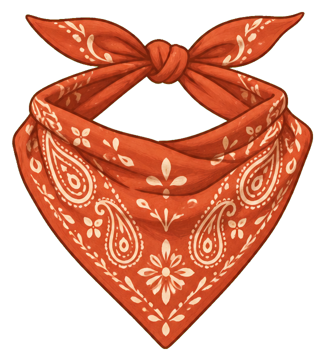 Preview for Cowgirl Paisley Bandana