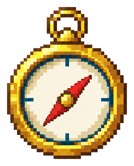 Preview for Pixel Quest Treasures Compass