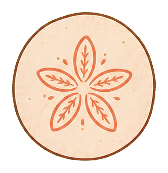 Preview for Sandy Sand Dollar Folk Art Sticker