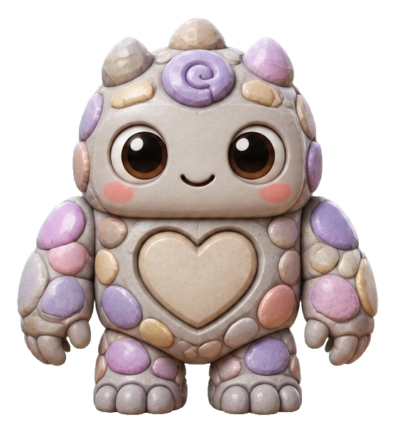 Preview for Pebble Heart Golem Sticker