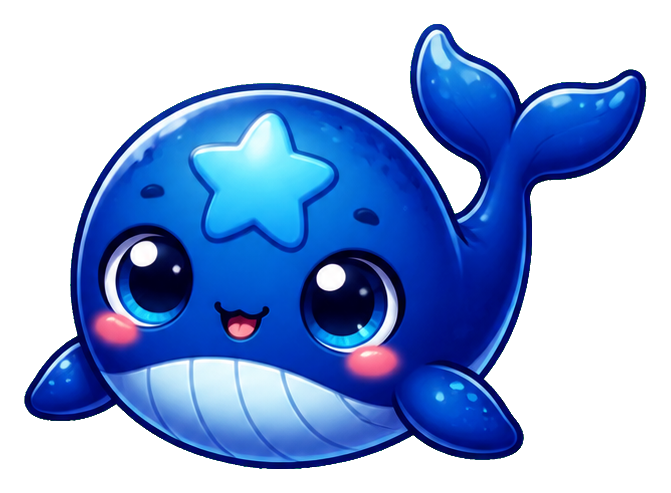Preview for Starry Baby Whale Sticker