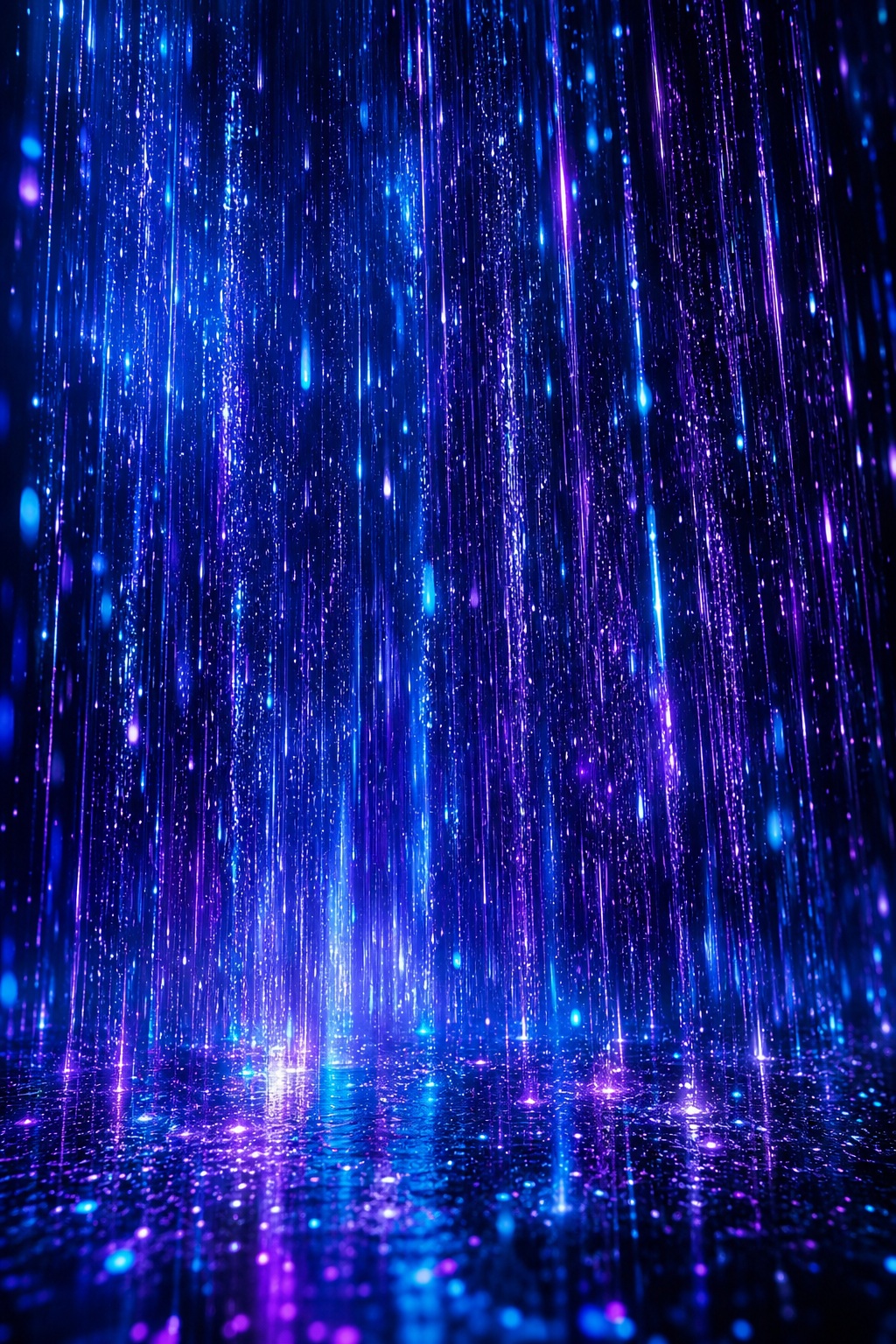 Preview for Blue Glow Light Fx Vertical Background