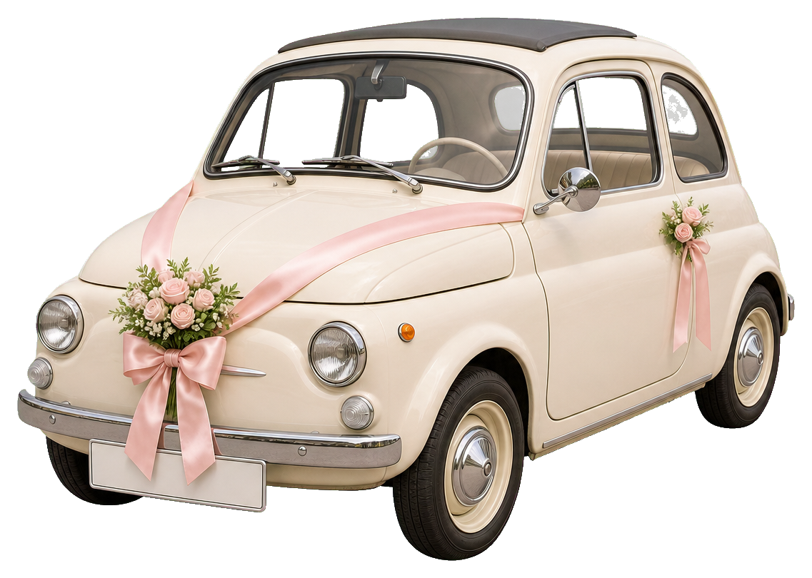 Preview for Wedding Car Ribbon Sticker Graphic