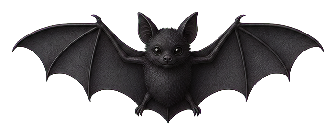 Preview for Black Bat Sticker For Dark Aesthetic Designs